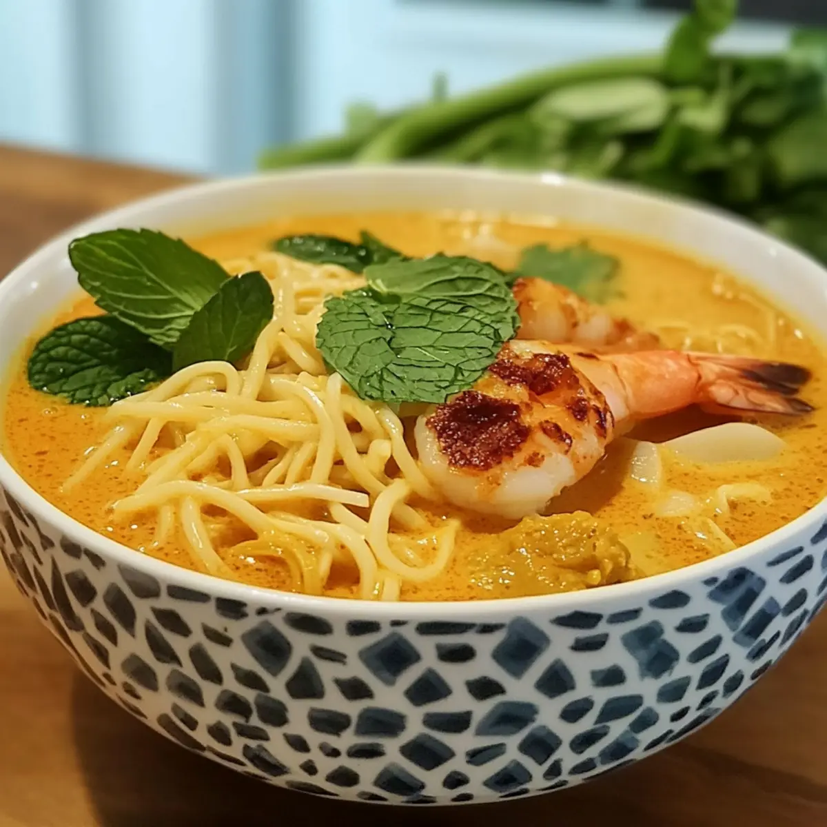 Malaysische Curry Laksa: Wohlfühl-Nudelsuppe genießen