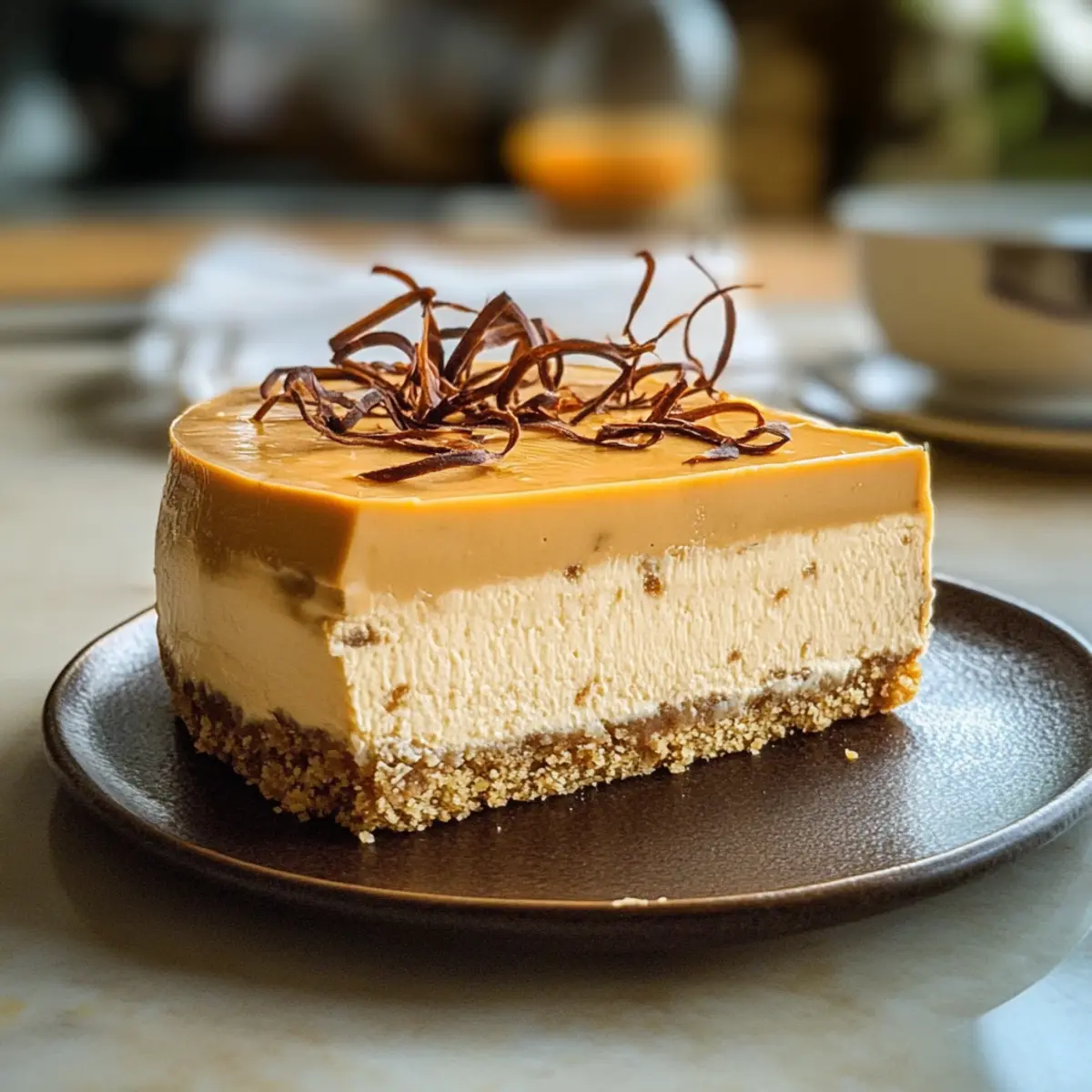 No-Bake Thai Tea Käsekuchen zum Verlieben