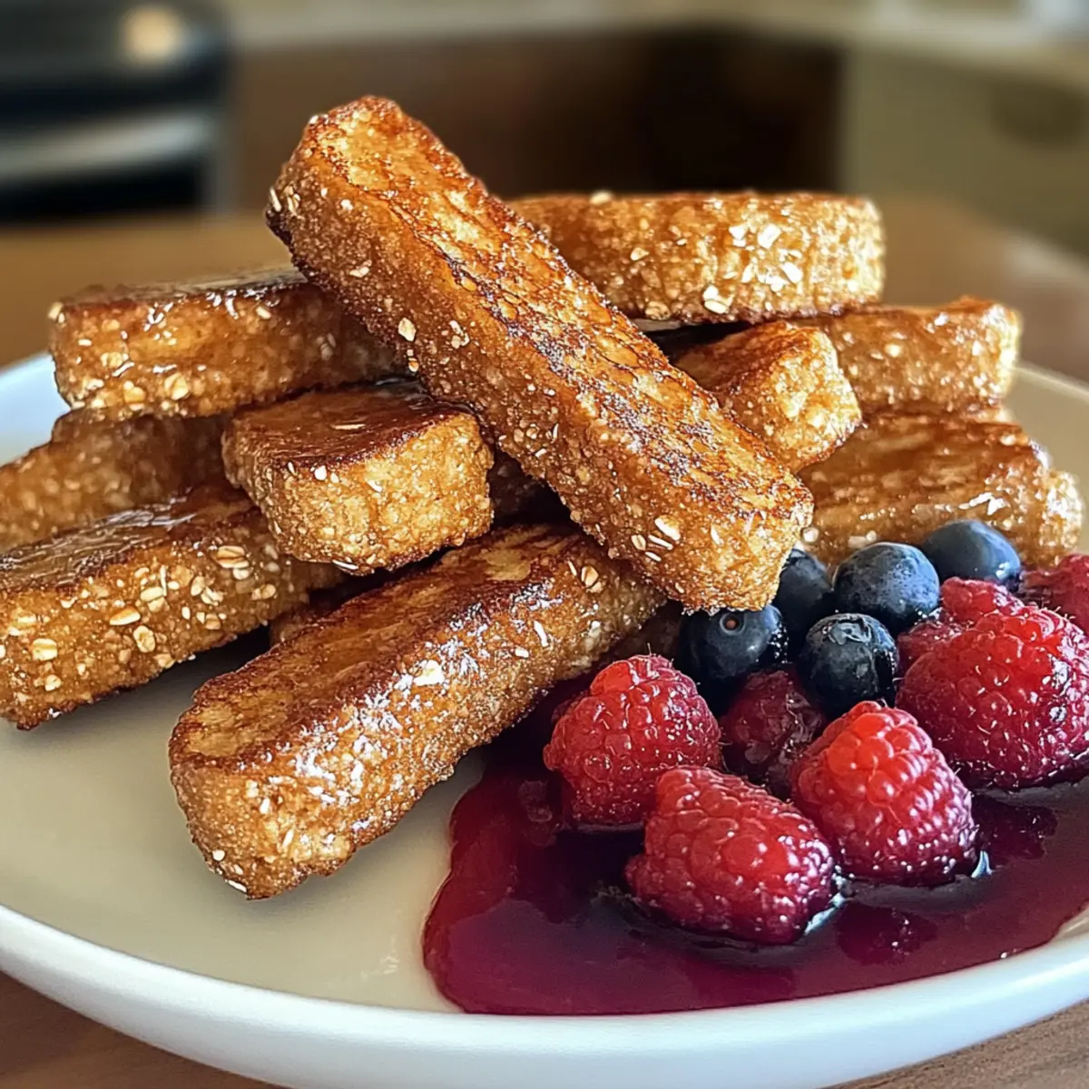 Hafer French Toast Sticks für dein perfektes Brunch