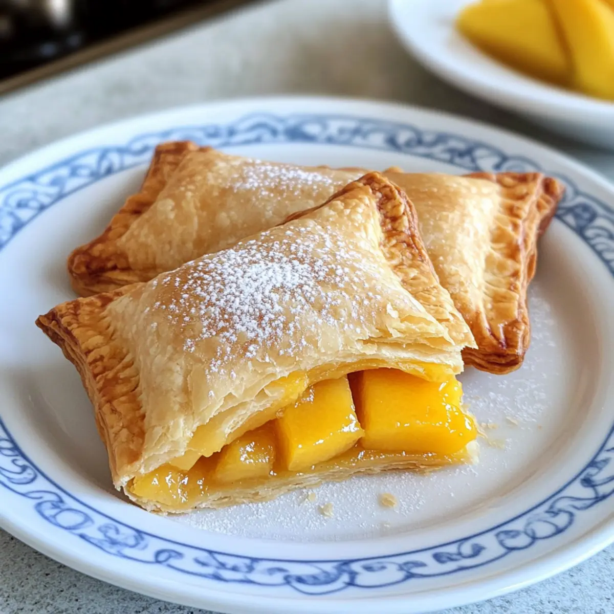 Pfirsich-Mango-Taschenkuchen für Glücksmomente