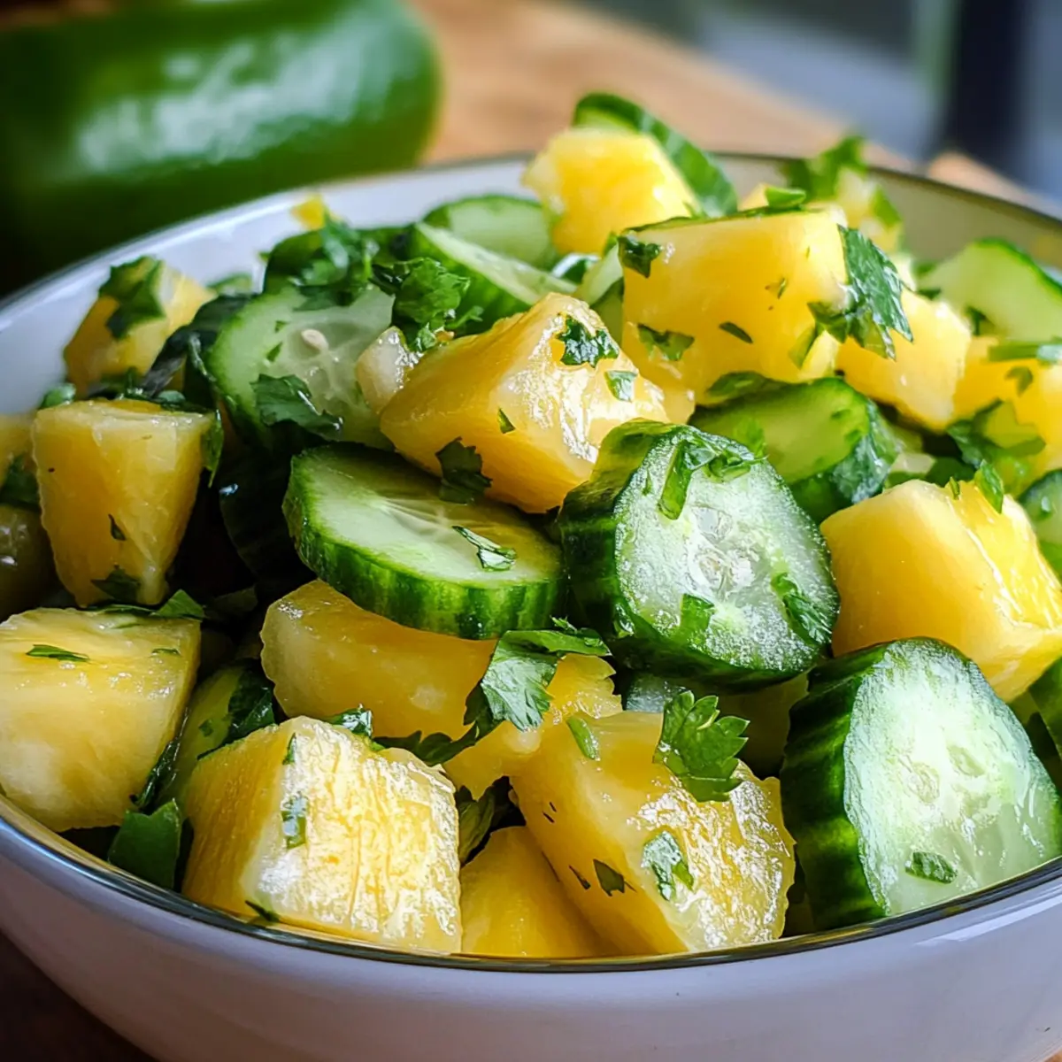 Ananassalat mit Gurke: Erfrischender Genuss für den Sommer