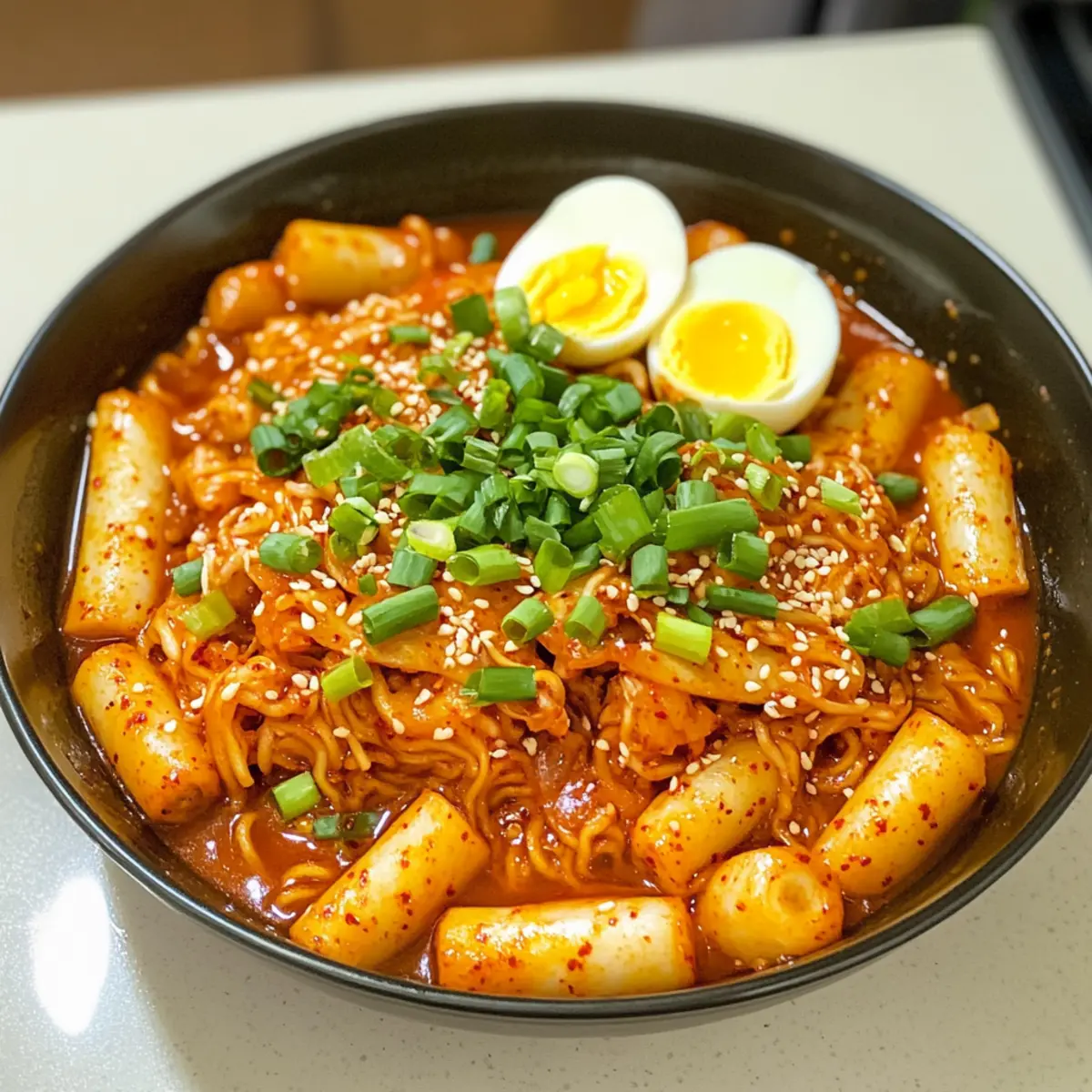 Rabokki: Schnelle Ramen mit Tteokbokki Freude