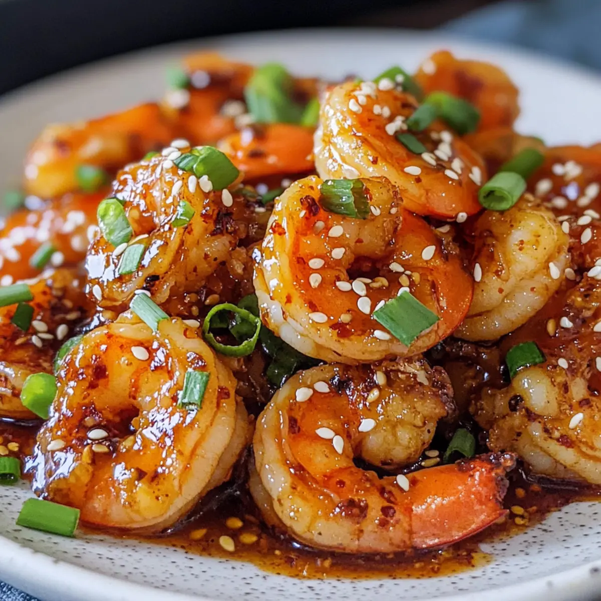 Süße und scharfe Gochujang-Garnelen in 20 Minuten