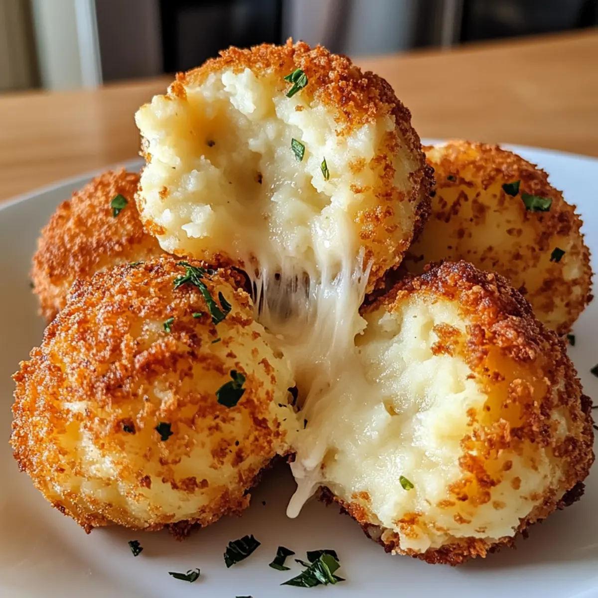 Luftfritteusen-Käse-Kartoffelbällchen für jede Feier