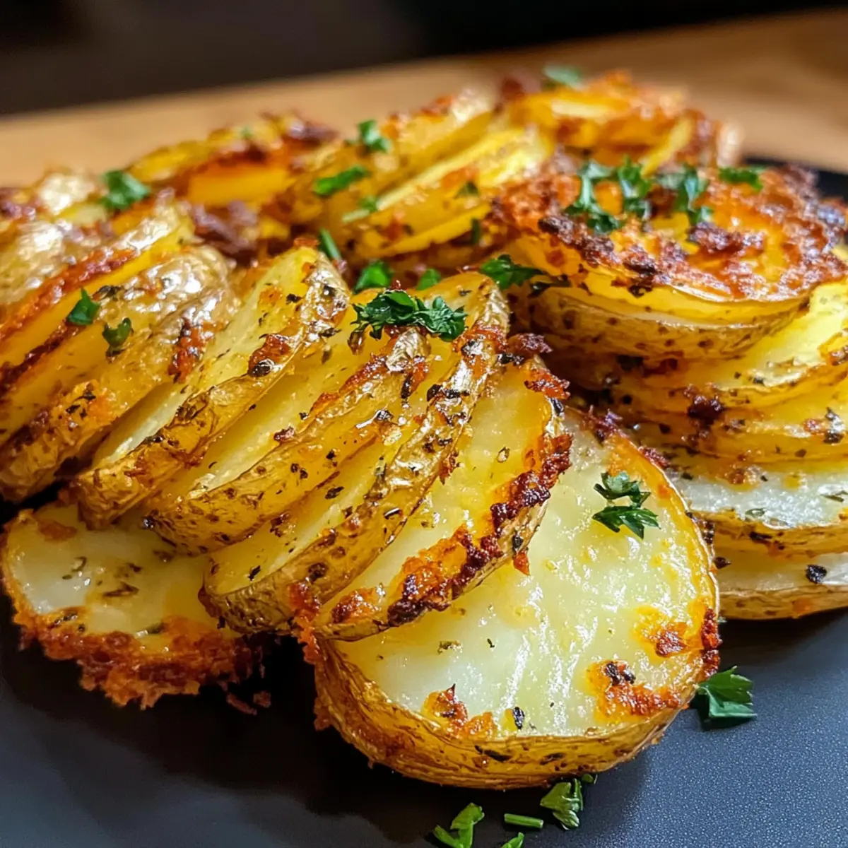 Luftfritteuse geschnittene Kartoffeln für perfekten Genuss