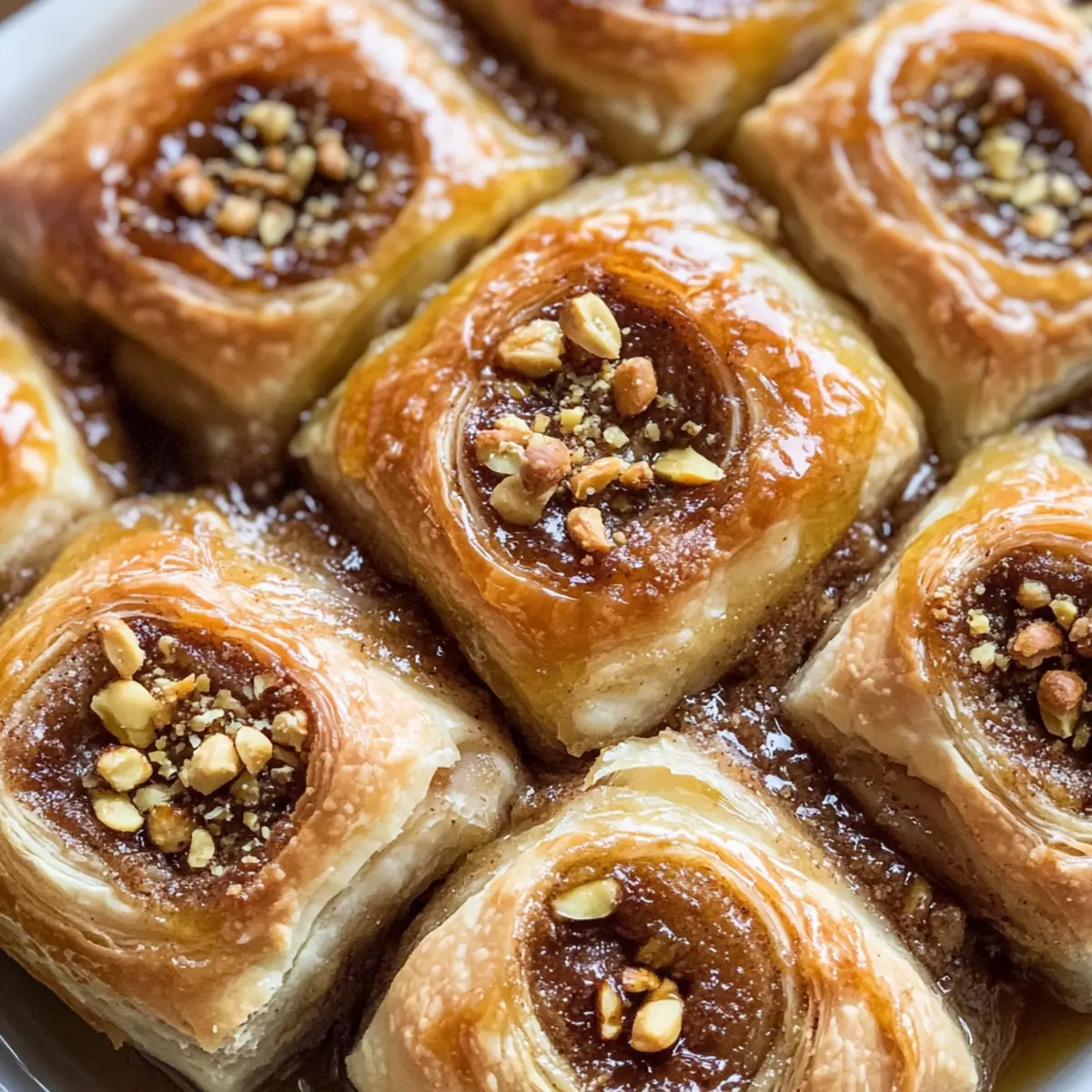 Baklava Zimtschnecken für den perfekten Genuss