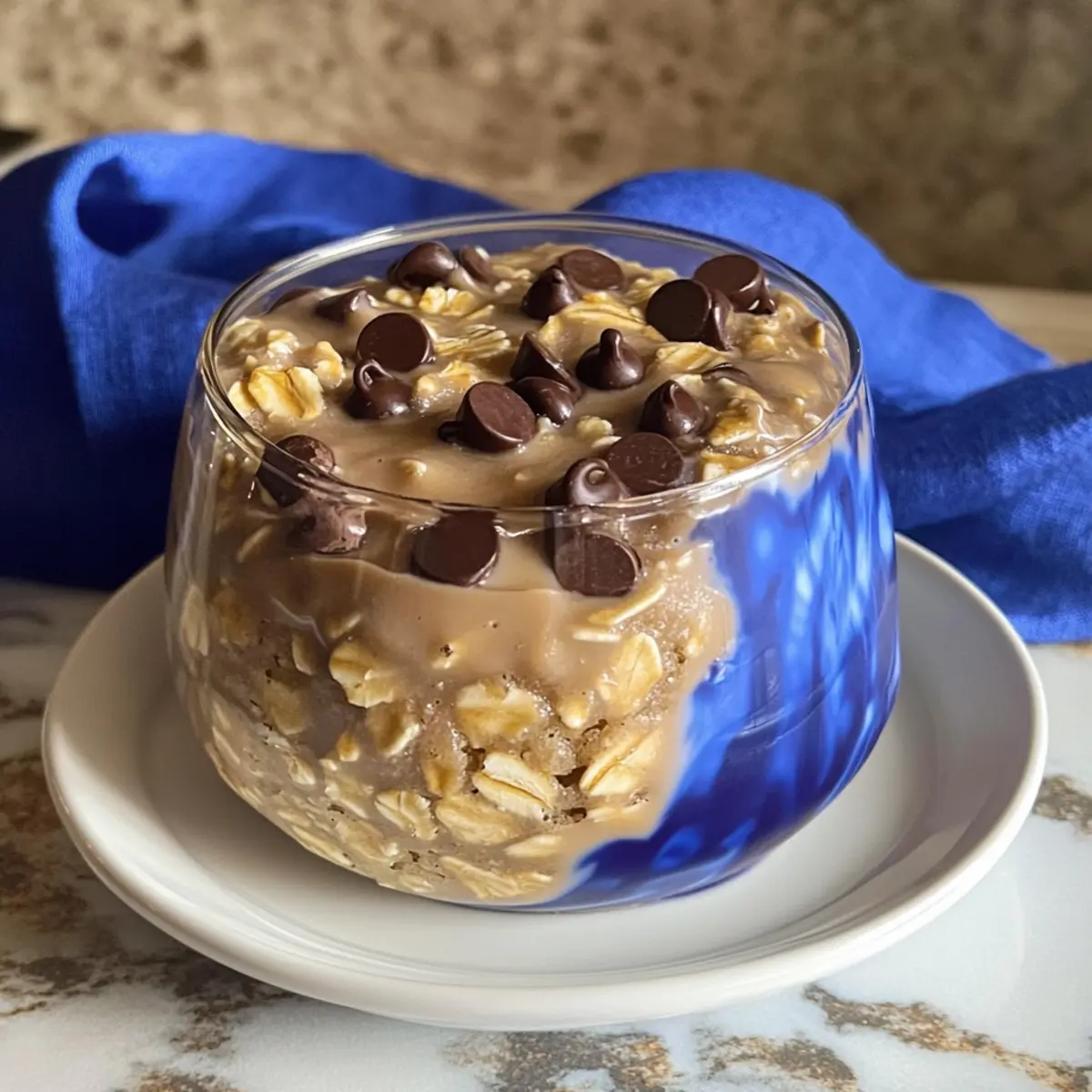 Schmetterlingsblütentee mit kaltem Schaum