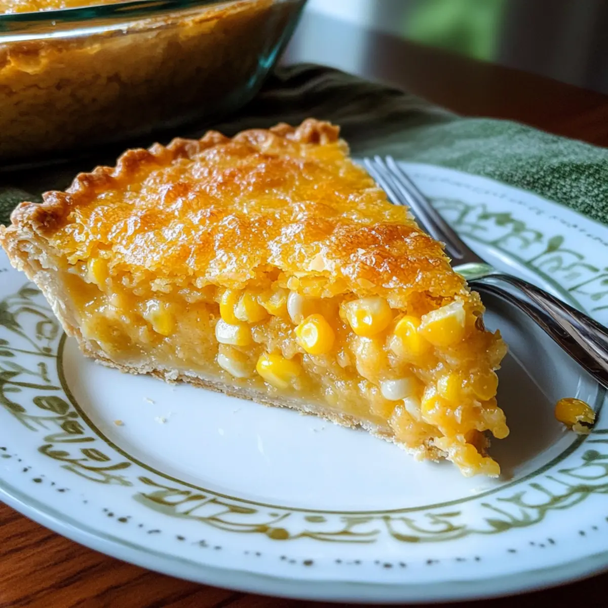 Cheddar Süßer Mais Kuchen – Leckeres Wohlfühlessen