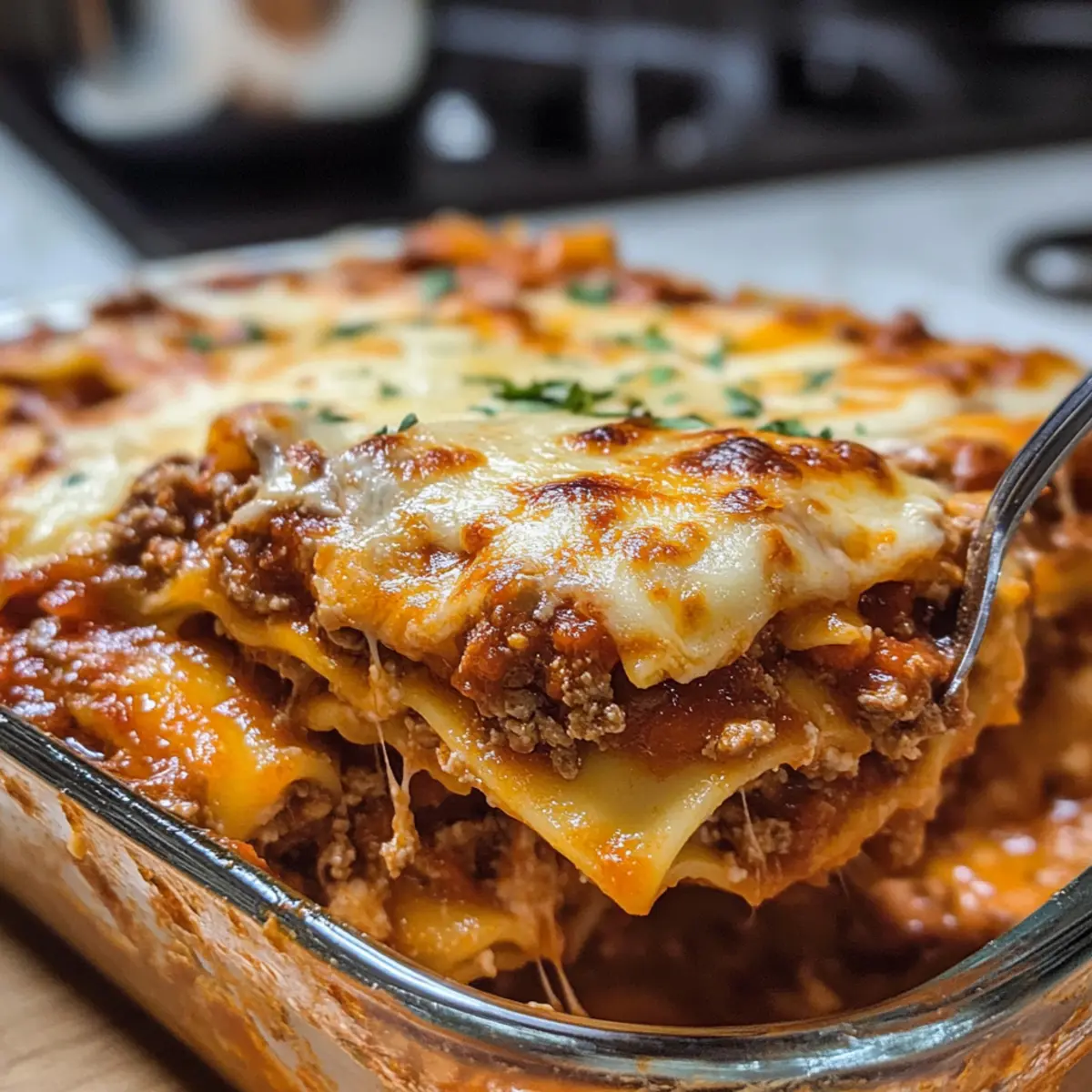 Hüttenkäse-Lasagne für herzliche Familientreffen