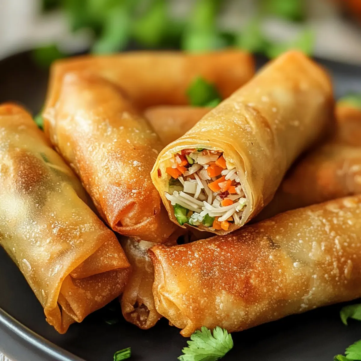 Knusprige Luftfritteuse Frühlingsrollen für jeden Anlass