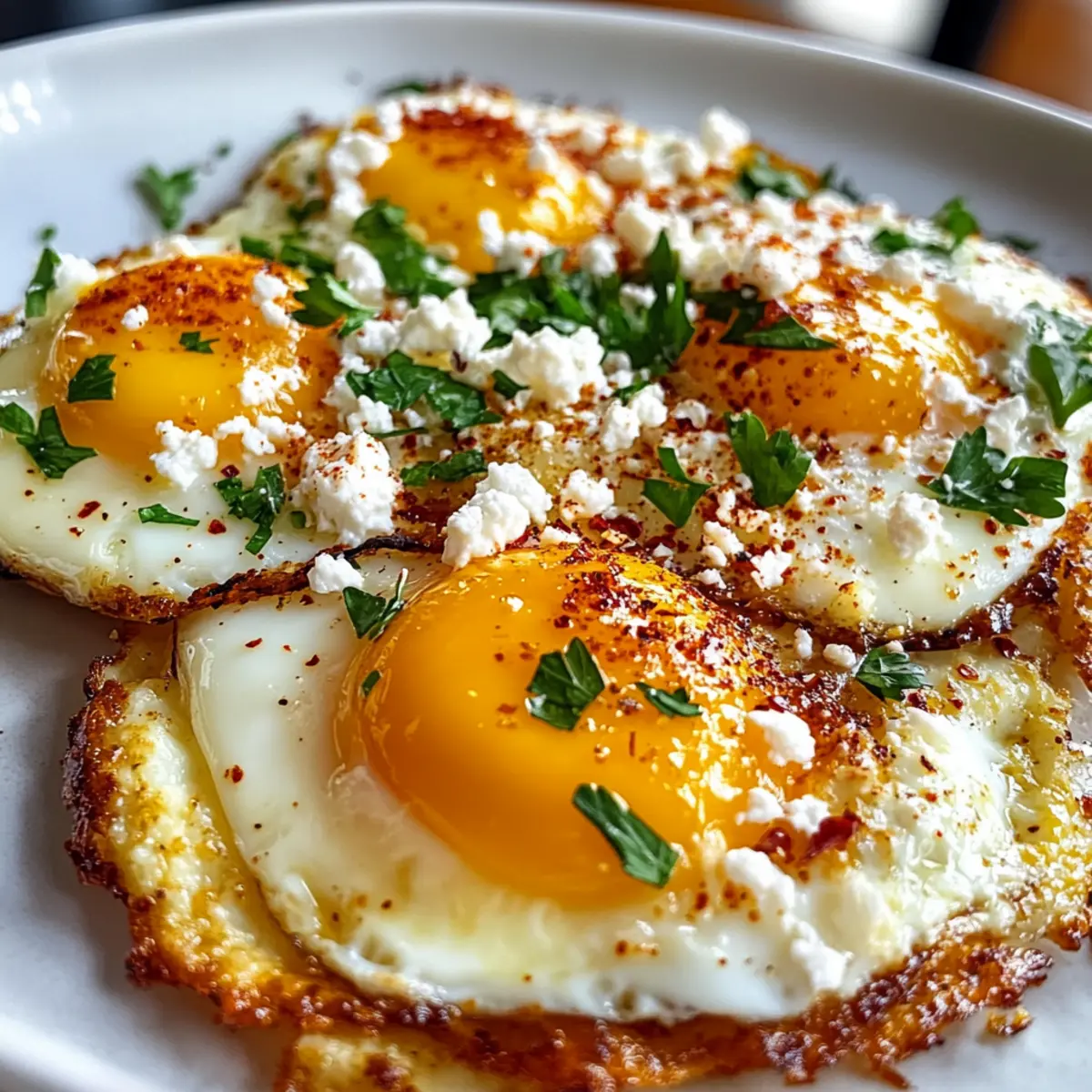 Knuspriger Feta Spiegeleier für deinen perfekten Start