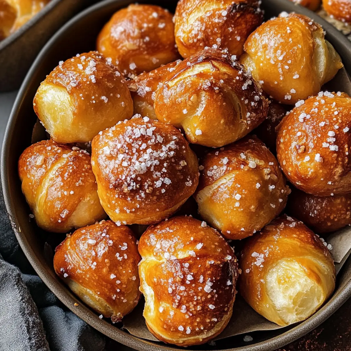 Flauschige Heißluftfritteuse Brezelbissen in 10 Minuten