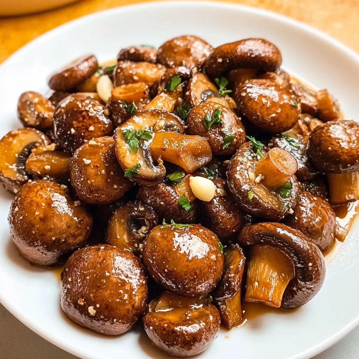 Knoblauchbutter-Miso-Pilze in 30 Minuten zaubern