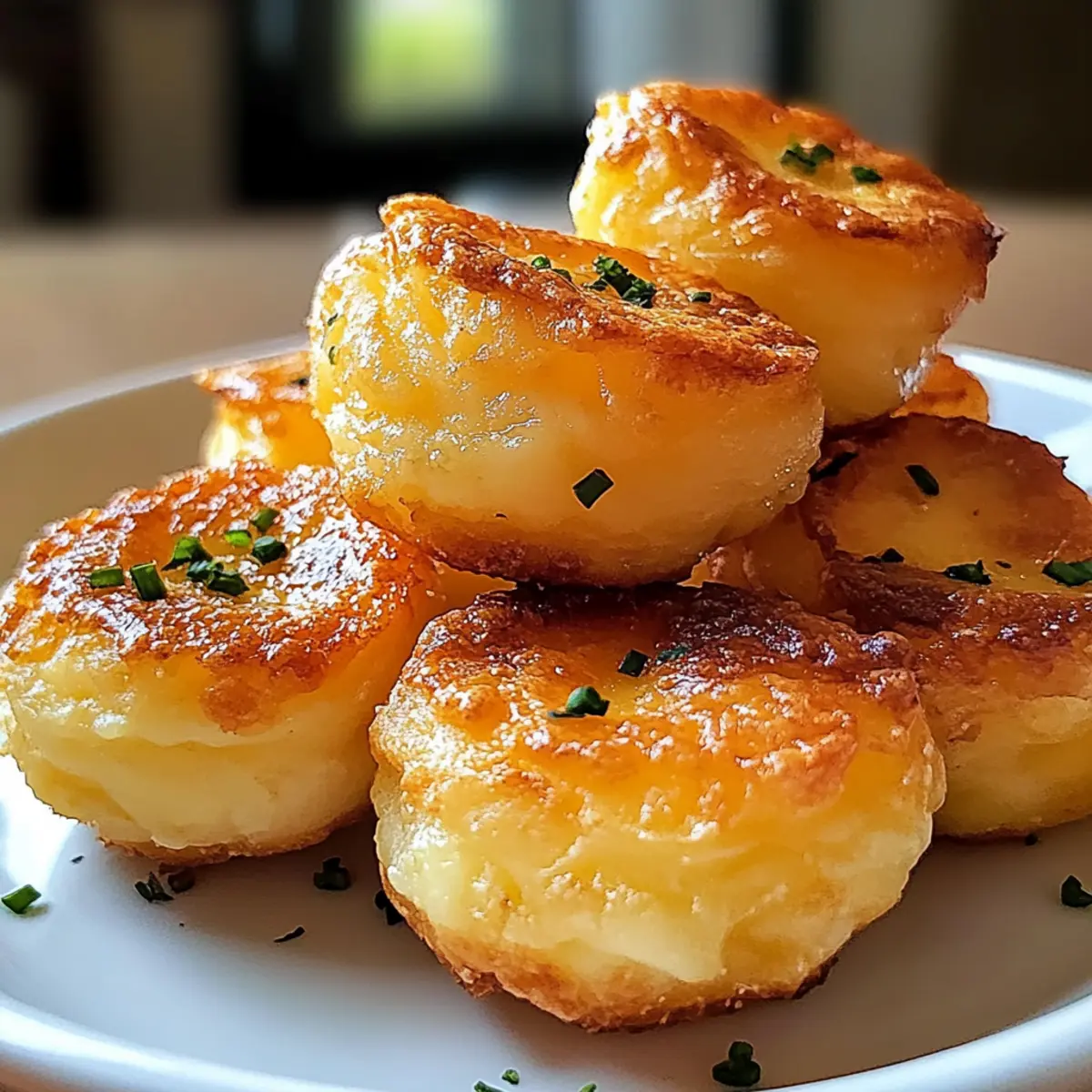 Goldene Käse-Kartoffel-Puffbällchen für jeden Anlass