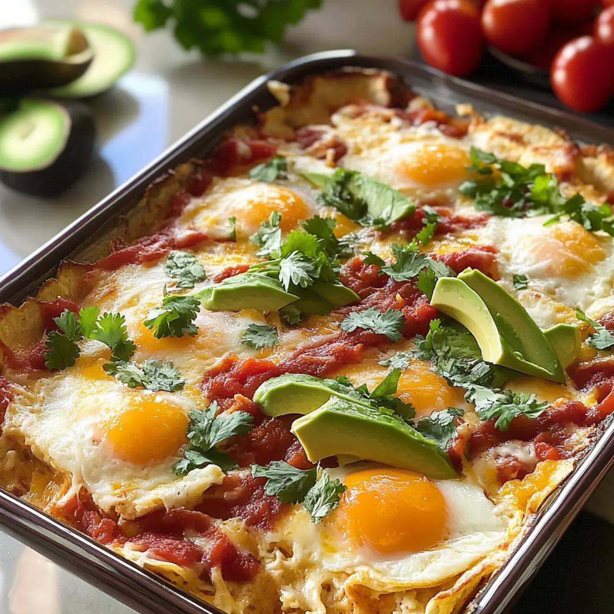 Huevos Rancheros Auflauf für den perfekten Brunch