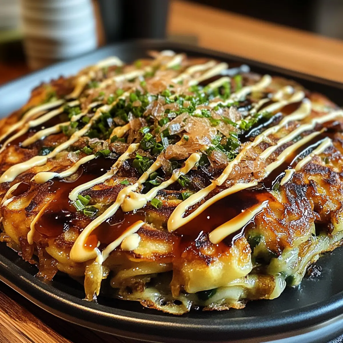 Okonomiyaki: Der perfekte japanische Pfannkuchen