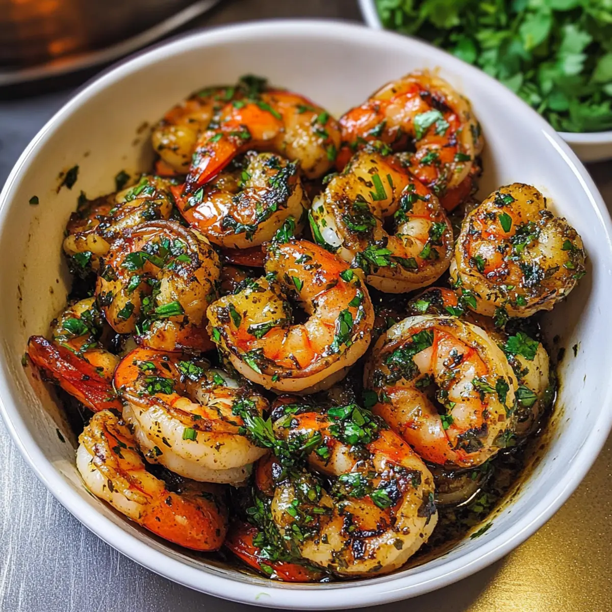 Pfannengeröstete Chimichurri-Garnelen leicht gemacht