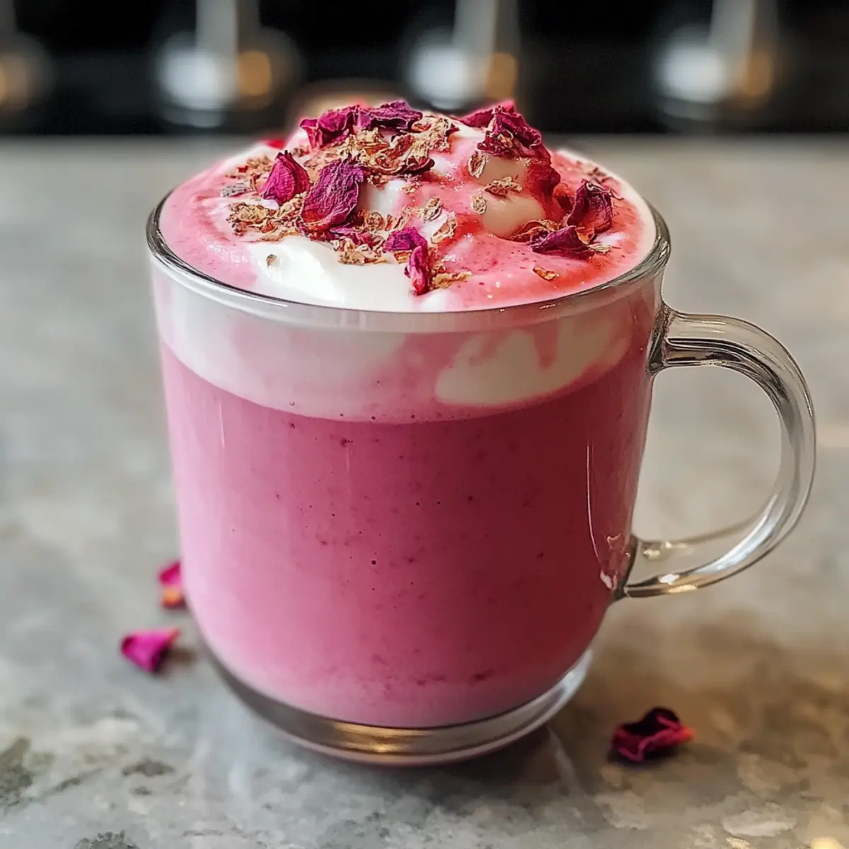 Himbeer-Hibiskus-Latte für erfrischende Momente