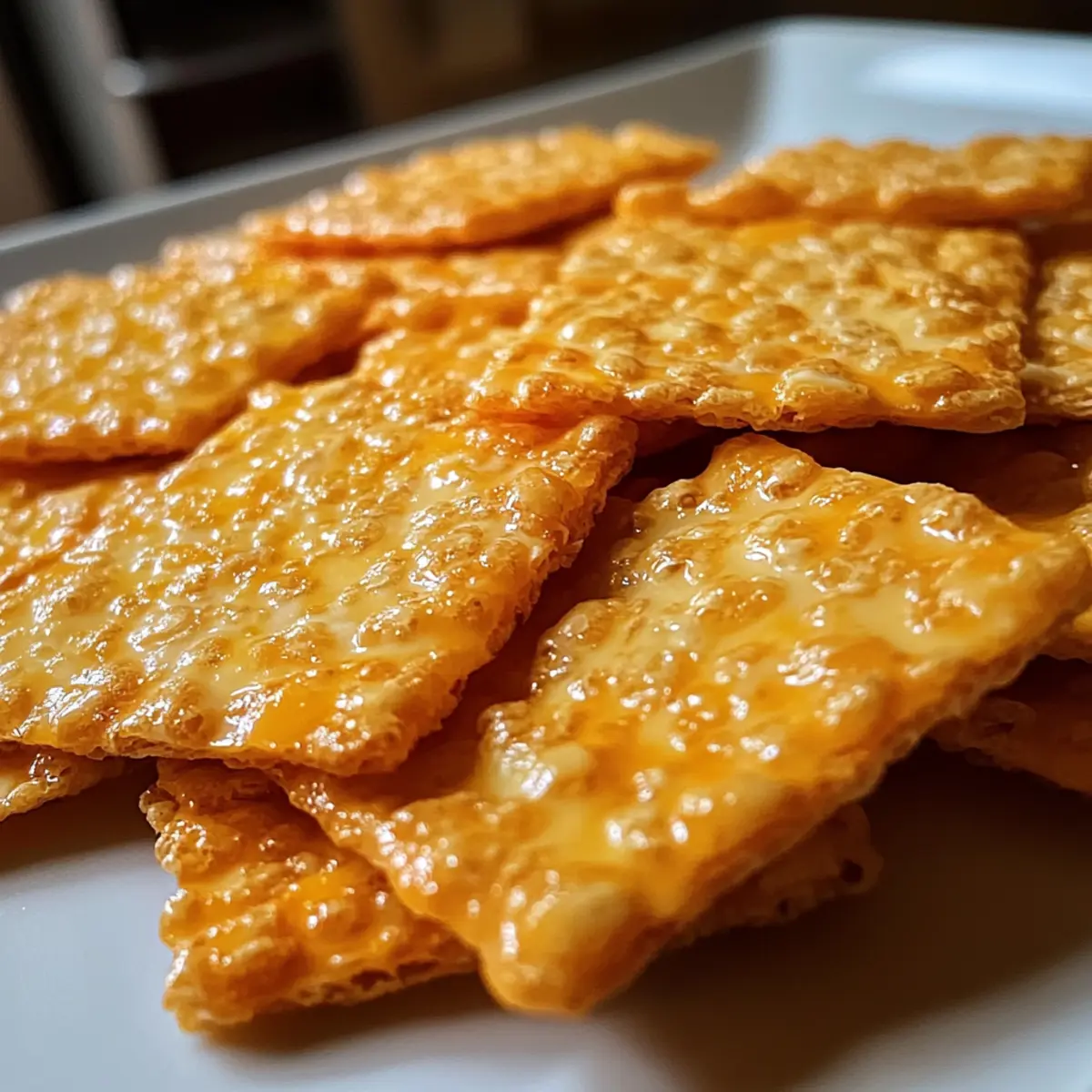 Reis-Krispie-Cheddar-Cracker für den perfekten Snack