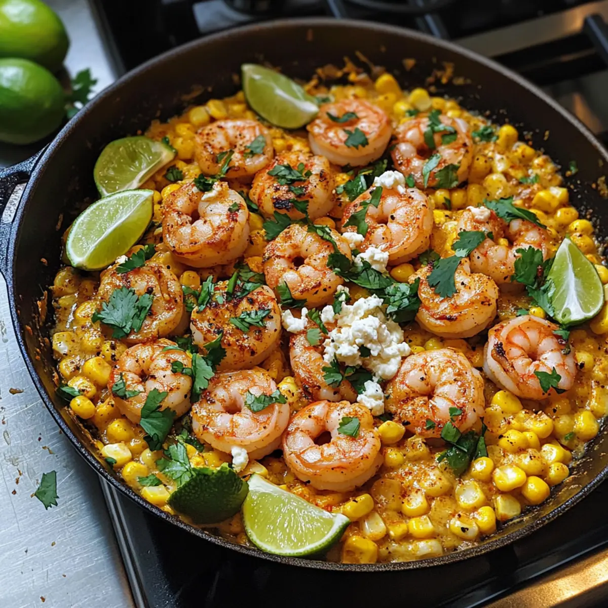 Garnelen und Rahm-Mais in 30 Minuten zaubern