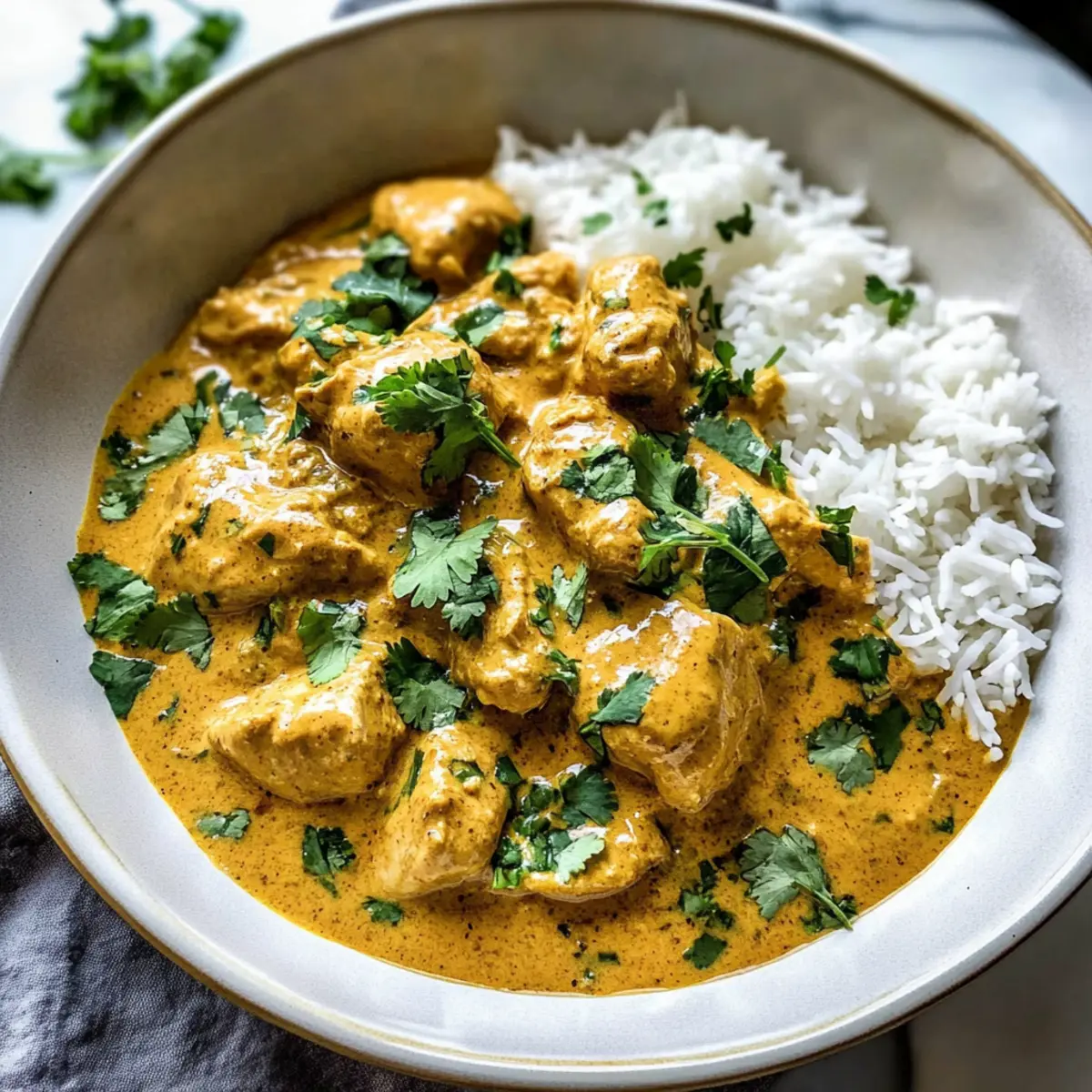 Schmortopf Hähnchen Korma für gemütliche Abende