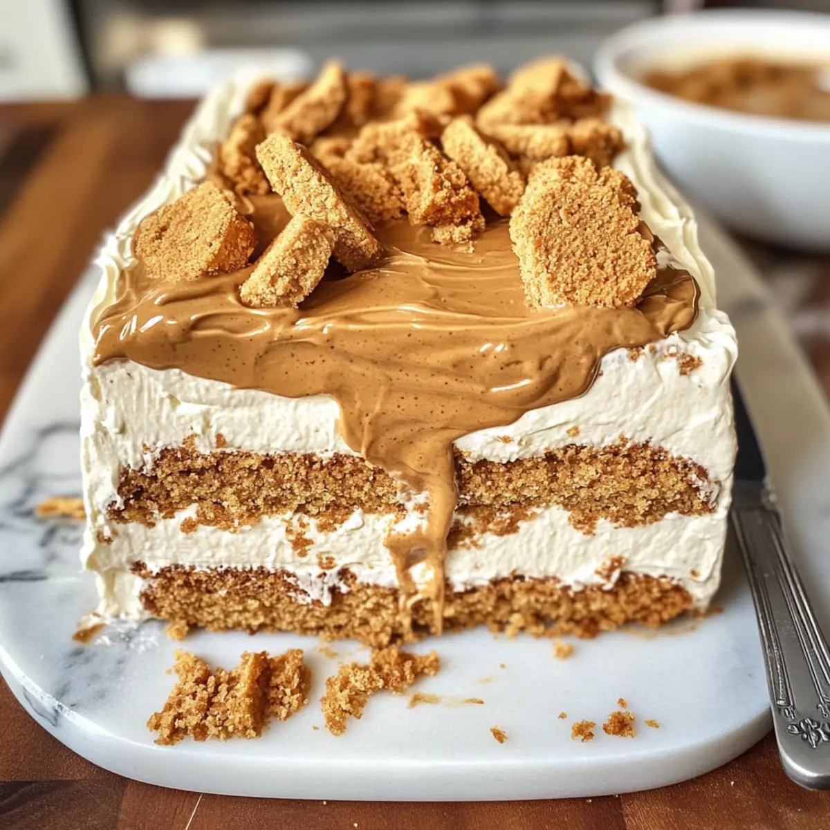 Biscoff Kühlschrankkuchen für süße Momente