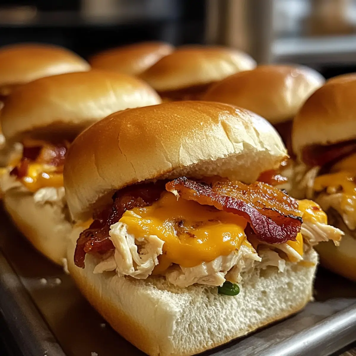 Hühnchen Speck Ranch Schieber für jedes Treffen