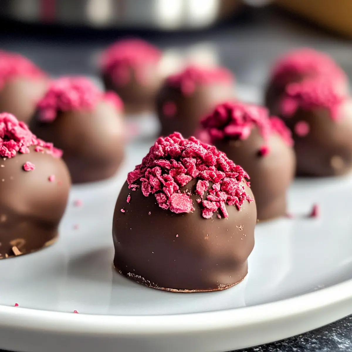 Schokoladen-Himbeer-Trüffel ganz schnell selbst machen