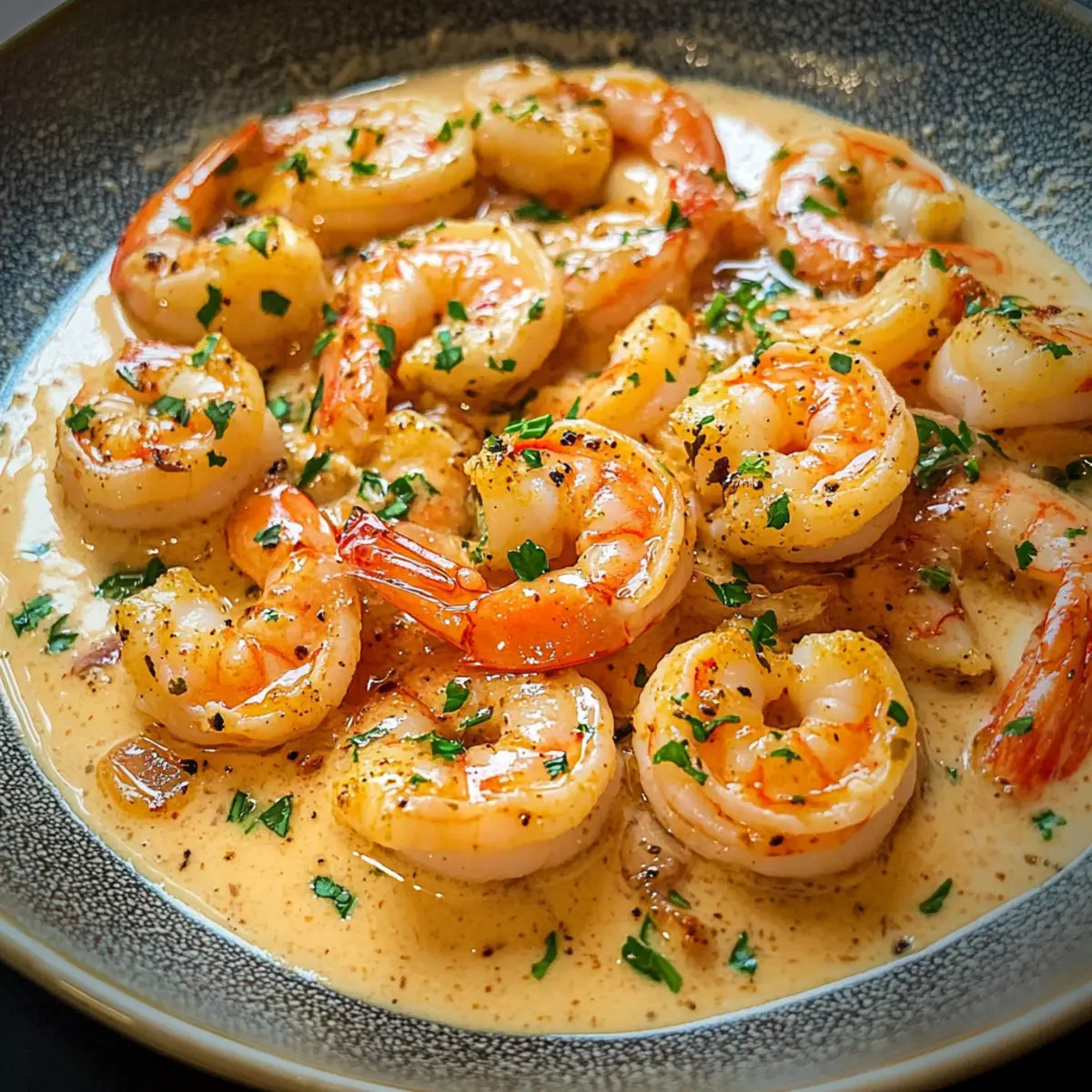 Cremige Knoblauchgarnelen in 15 Minuten zubereitet