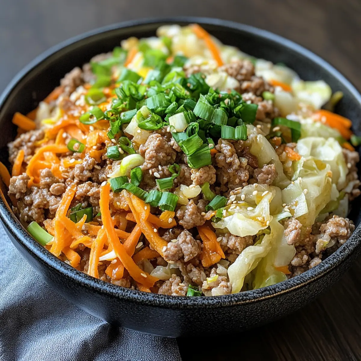 Keto Eierrolle in einer Schüssel – Gesund und Lecker