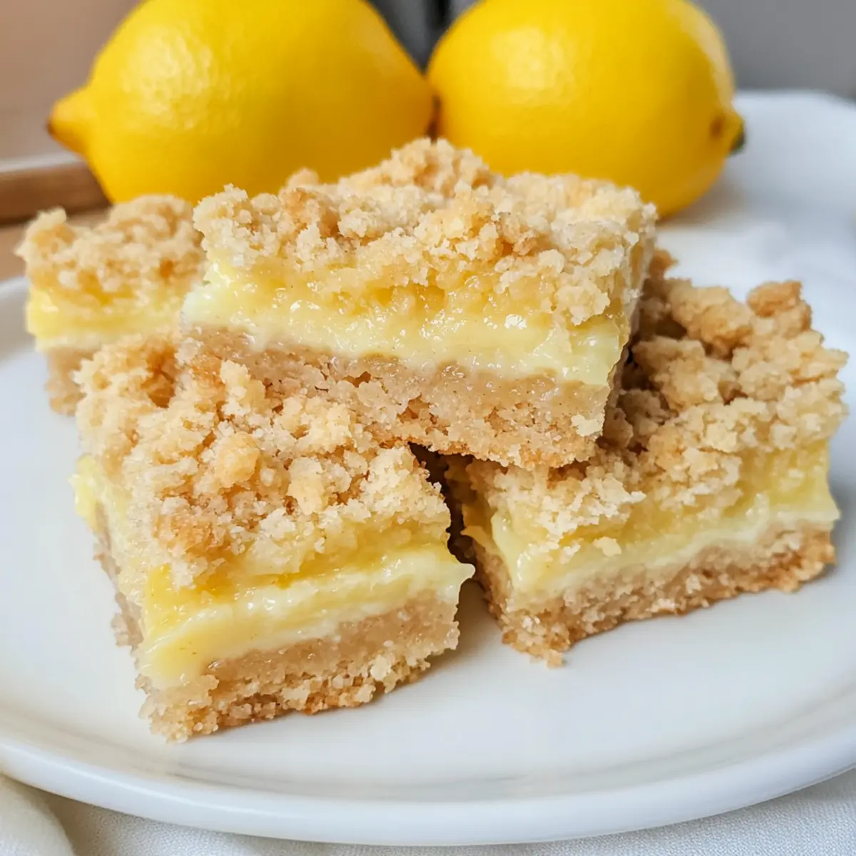 Zitronenkrümelbarren: Frisch, lecker und einfach!