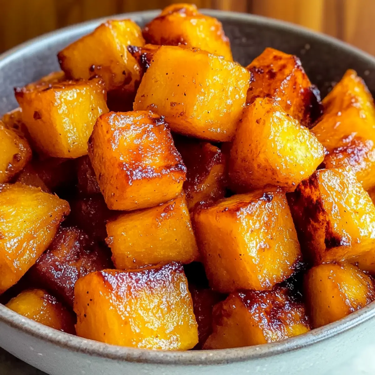 Ofen-gerösteter Butternut-Kürbis mit Süß-Scharf-Note