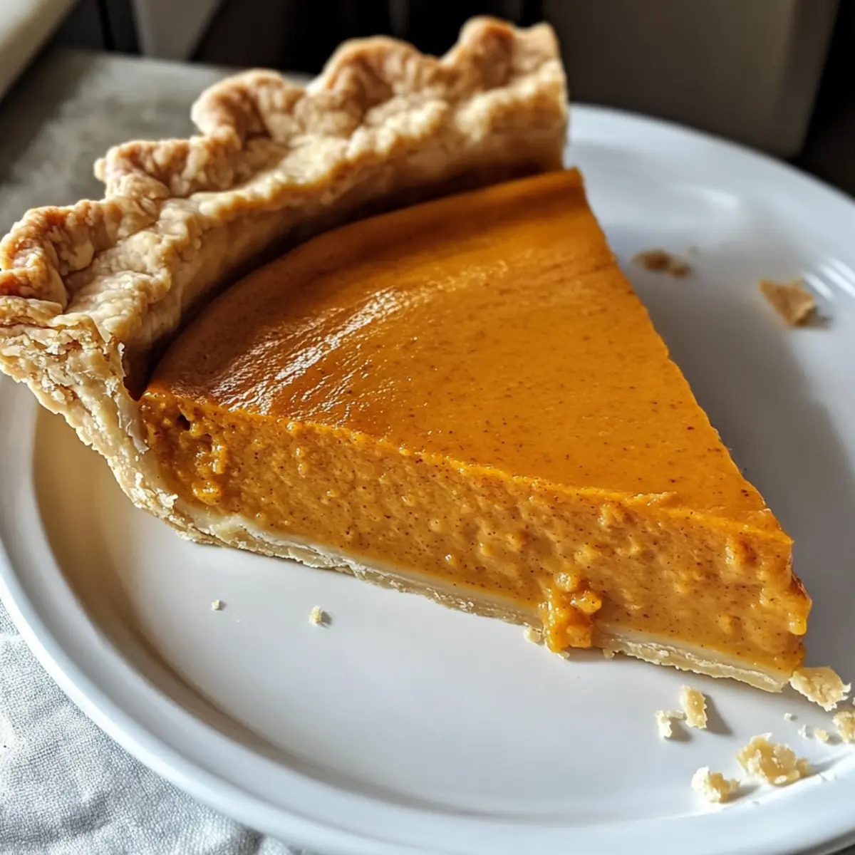 Kürbiskuchen mit himmlischer, würziger Füllung