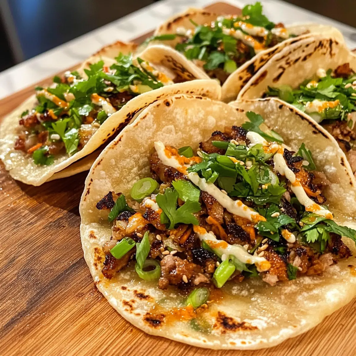 Smash Dumpling Tacos für ein geschmackvolles Dinner