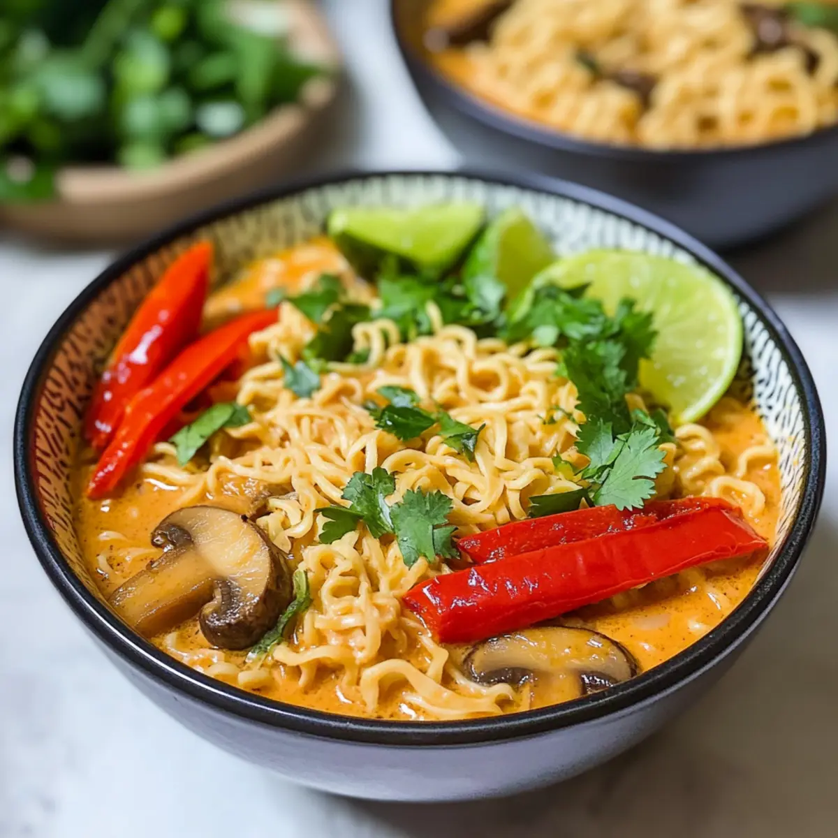 Thailändische Erdnussbutter Ramen ganz anders!