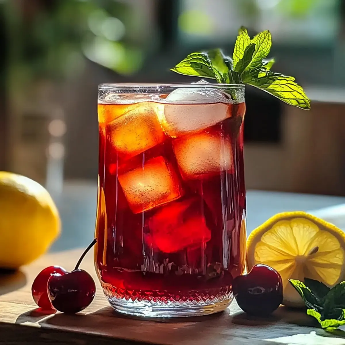 Kirsche Ingwer Eistee – Erfrischend und einfach!