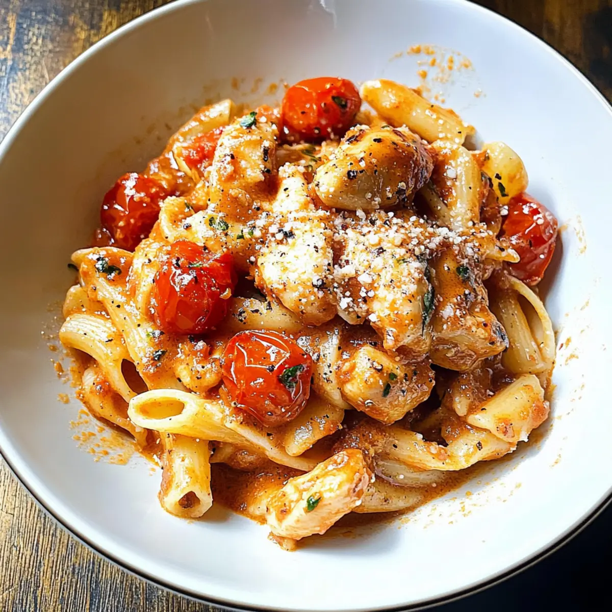 Cremige Hähnchen all’Arrabbiata für schnelle Genüsse