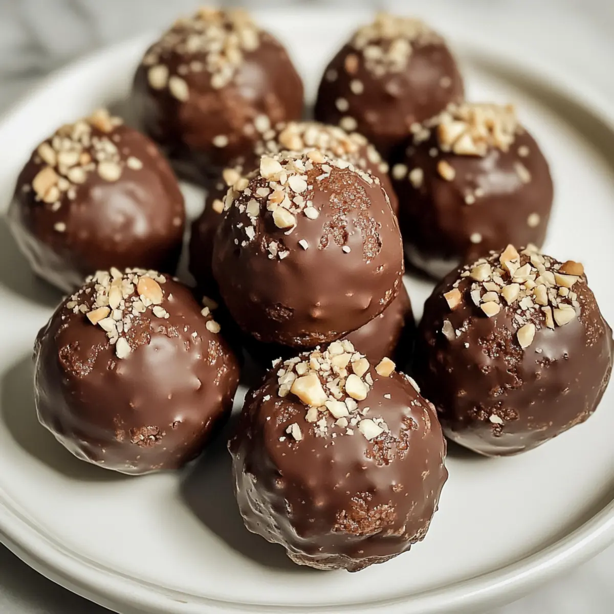 Datum Brownie Kugeln: Gesunde, no-bake Leckerei