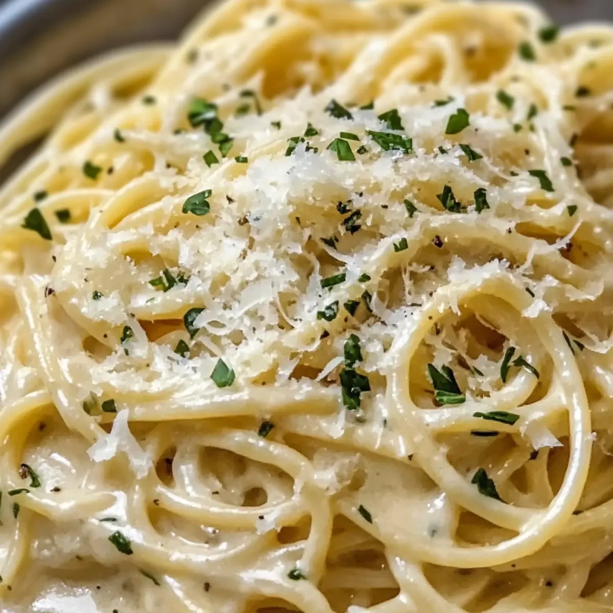Knoblauch Parmesan Pasta für den schnellen Genuss