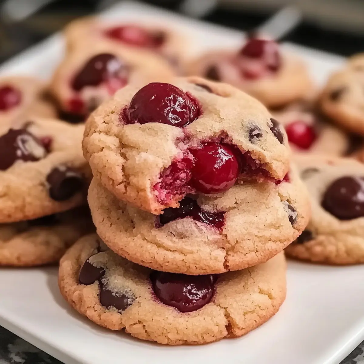 Maraschino-Kirschkekse für den perfekten Snack