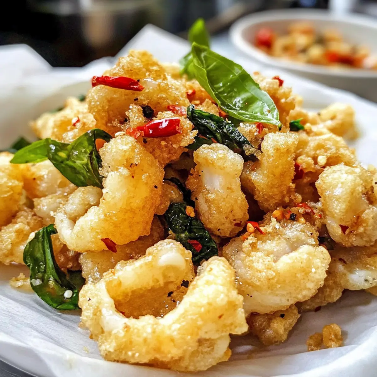 Salz und Pfeffer Tintenfisch: Knusprig und Lecker