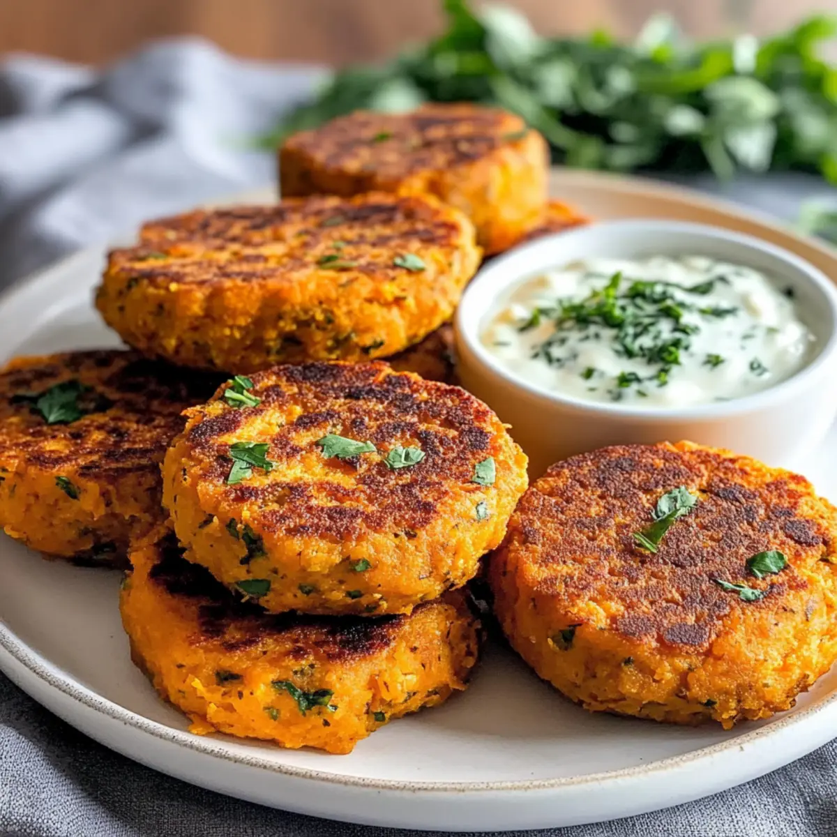 Süßkartoffel Kräuter-Puffer: Leckeres Snack-Rezept
