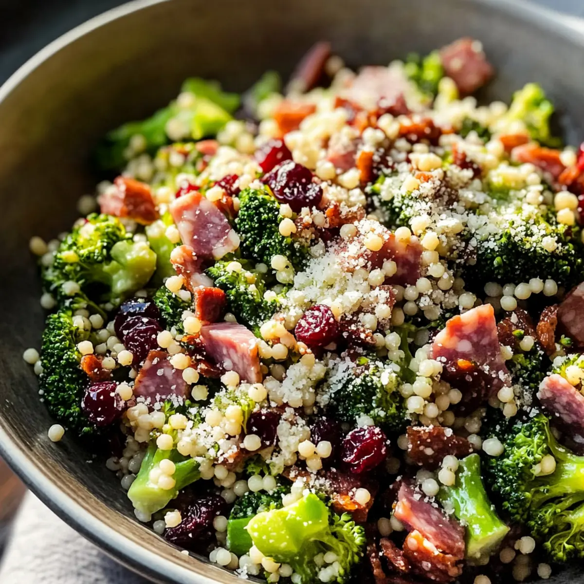 Brokkoli Perlen Crunch Salat für jeden Anlass