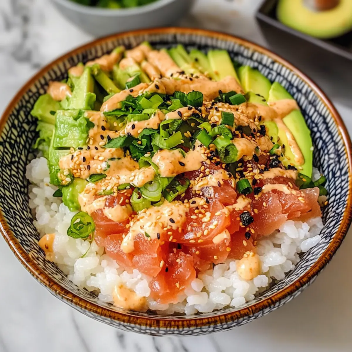 Dose Thunfisch Sushi Schüssel für stressfreies Kochen