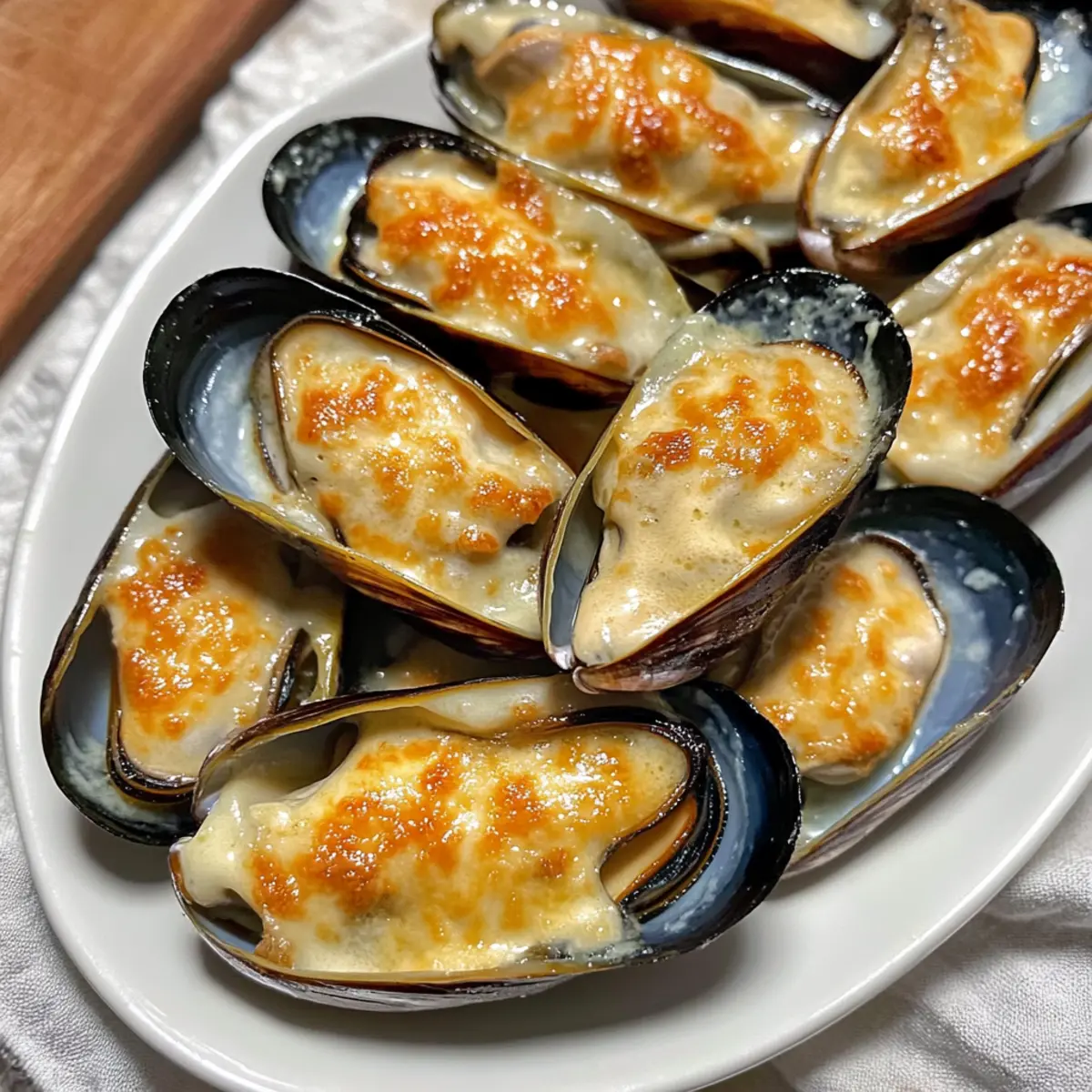 Käse-Mayo-Muscheln für schnelles Genießen