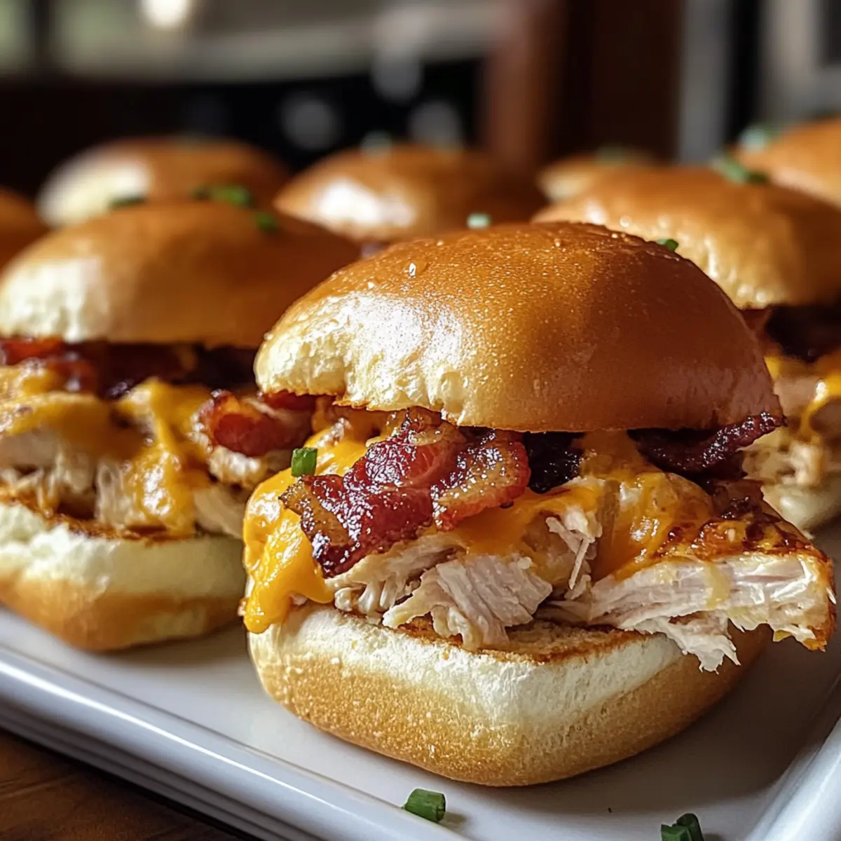 Hähnchen Bacon Ranch Slider – Perfekt für jeden Anlass
