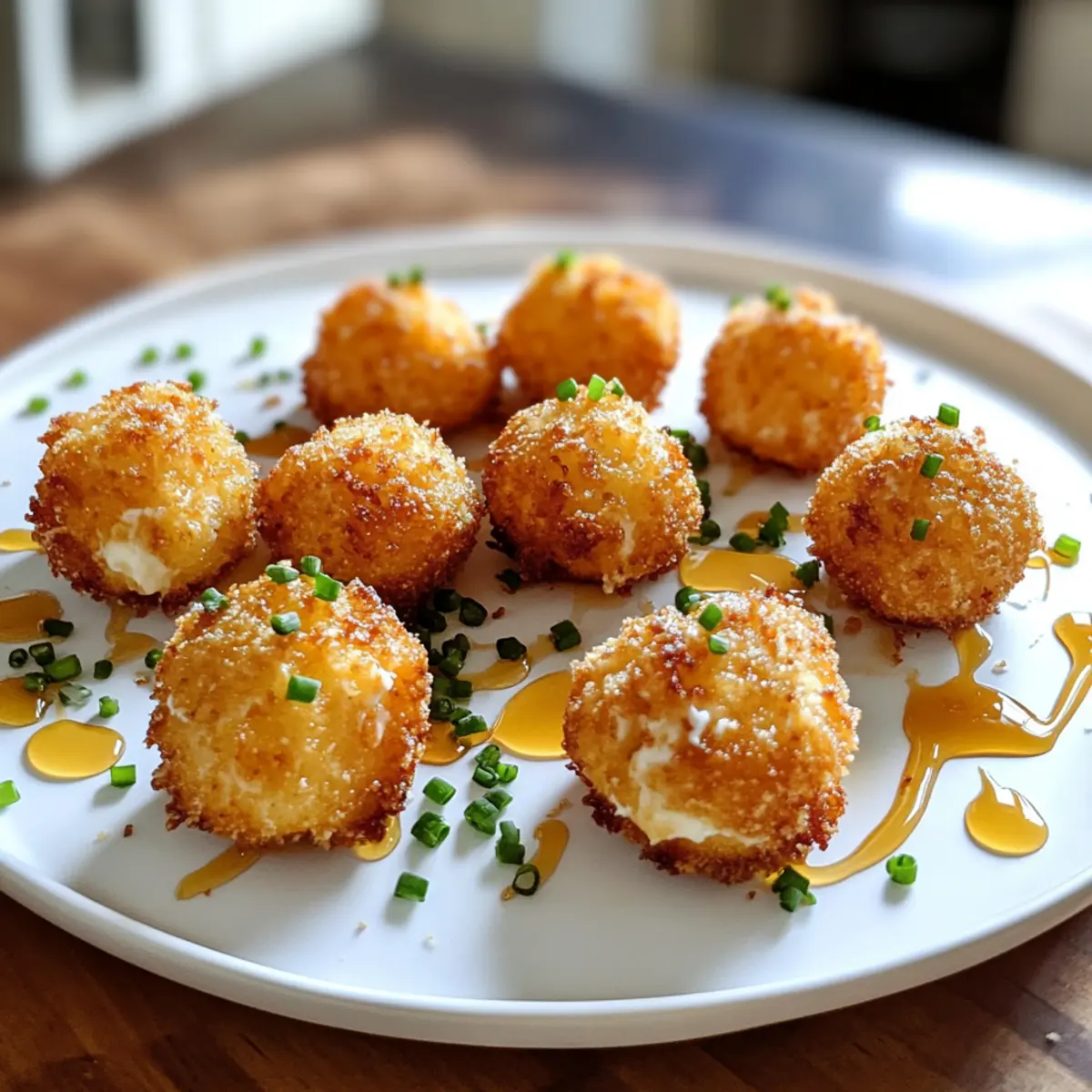 Knusprige Ziegenkäse-Pops mit Honig für jede Feier