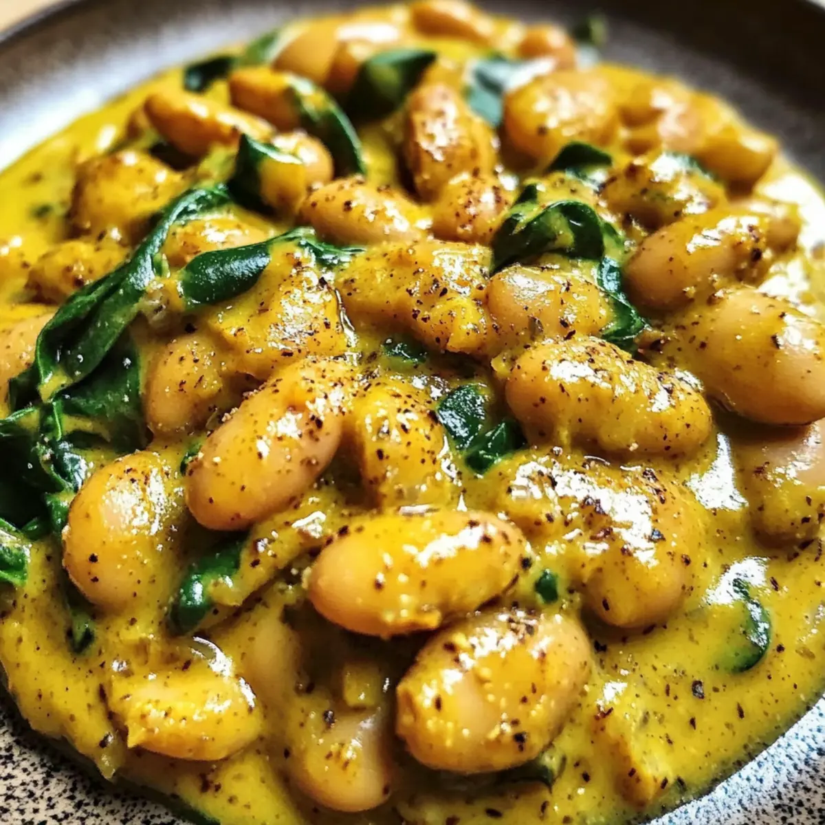 Curry-Butterbohnen mit Kokosmilch schnell zubereitet