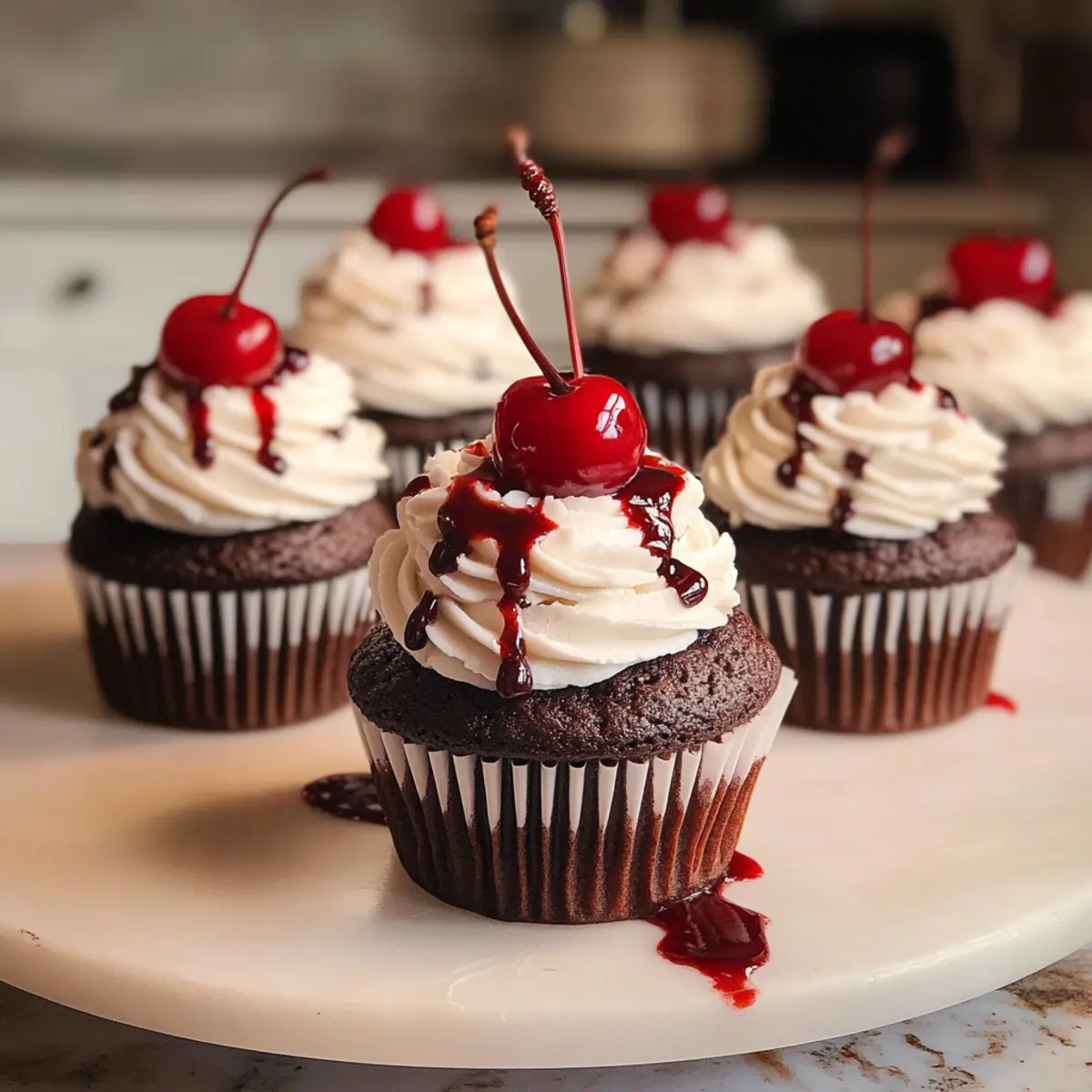 Einfache Schwarzwälder Muffins – Schokoladentraum im Becher