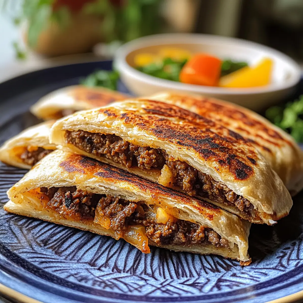 Ägyptisches Hawawshi – Knusprige Pita mit Geschmack